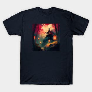 Path to the forest lantern T-Shirt